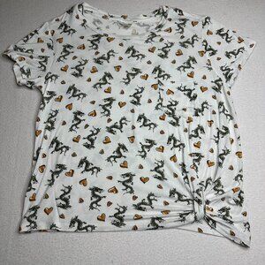 Self Esteem Dragon T-shirt Comfy Soft Women's Short Sleeve Size‎ Large